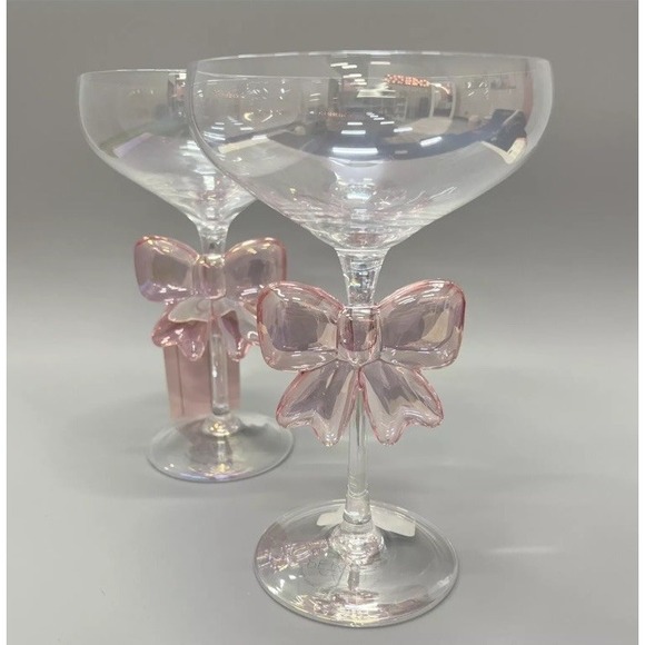 Pearl Glass Coupe - Pink